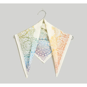 Madewell Organic Cotton Bandana Color Rainbow Lighthouse Brand New with Tags
